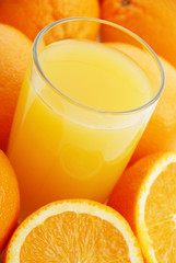 Orange juice and the orange