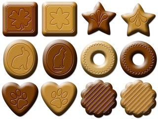 Biscotti Assortiti-Assorted Biscuits-Petits Fous Biscuits