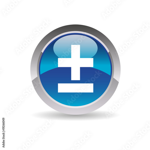 "Picto plus ou moins - Icon less or more" fichier vectoriel libre de ...