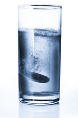 Tablet in water