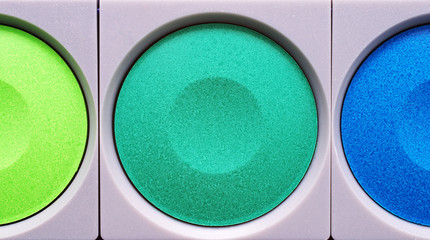 Fototapeta premium green and blue - Colours - Tusche Farben