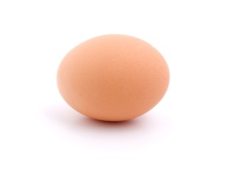 egg isolated on white