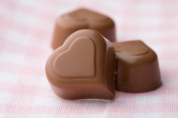 Heart shape chocolate