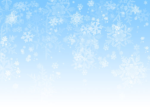 Fond chute de neige