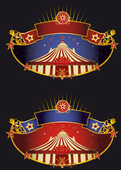 Night circus banners