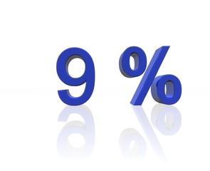 9 Prozent
