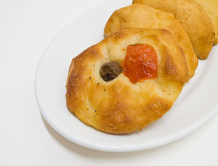Focaccia. Italian food.
