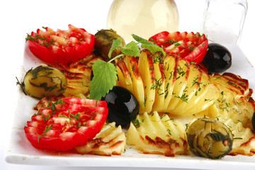 roast potatoes with tomato