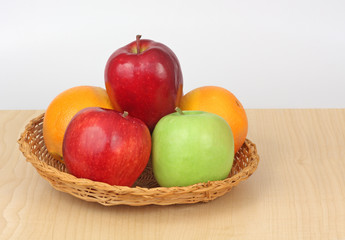 Fototapeta na wymiar Basket of Fruit