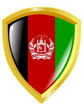 golden emblem of Afghanistan