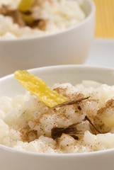 Rice pudding. Arroz con leche.