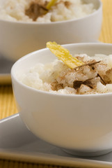 Rice pudding. Arroz con leche.