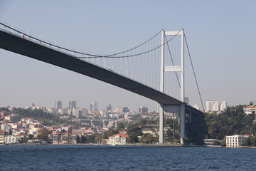 Erste Bosporusbrücke in Istanbul - Türkei