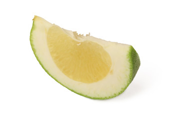 slice of sweet green Pomelo (grapefruit)