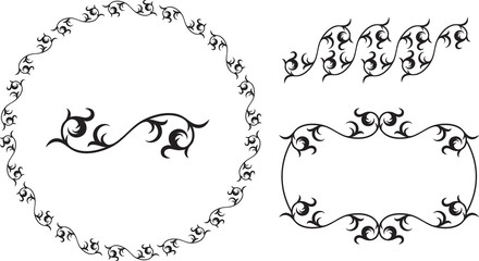 Abstract Black and White Background