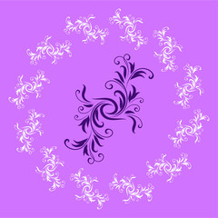 Abstract Purple Design Pattern