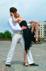 couple dancing Latino dance