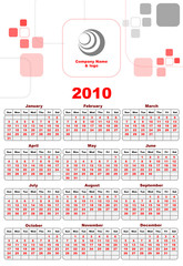 calendar 2010 design