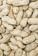Textura de los cacahuetes.