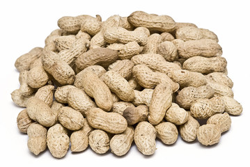 Montón de cacahuetes.