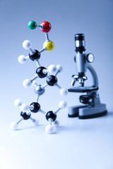 Microscope and atom