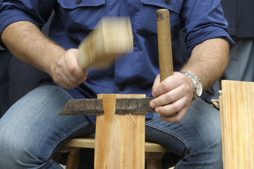 Holz spalten