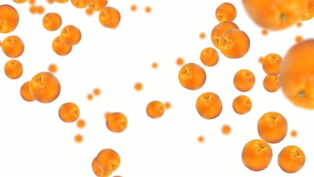 Oranges falling 1080p