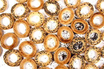 bagel with poppy seeds