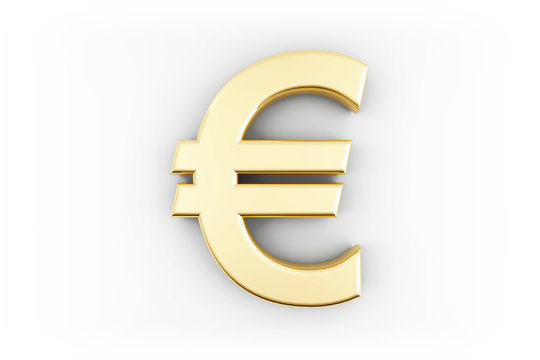 Euro Symbol gold