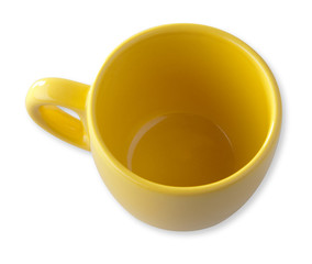 tazzina caffè gialla