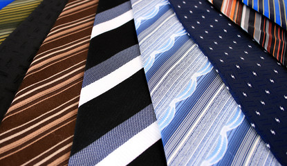 Fototapeta premium Close up of ties