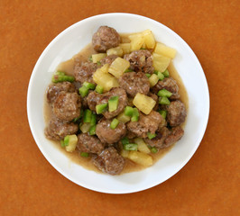 Pineapple Meatballs