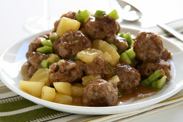 Pineapple Meatballs