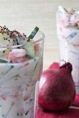 Tomaten Gurken Joghurt