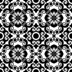 seamless vector pattern, floral background
