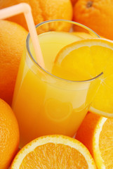 Orange juice and the orange