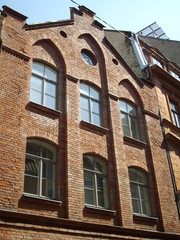 Naklejka premium Brick architecture