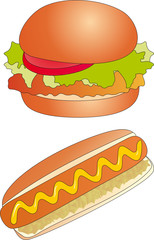 Fast food vector