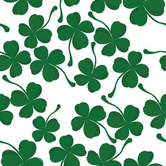 Four leaves clover pattern