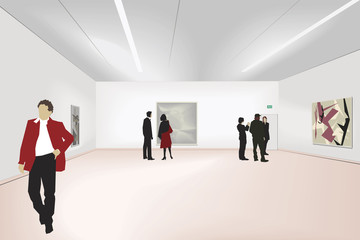 Fototapeta premium exhibition of art