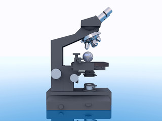 sous l'oeil du microscope