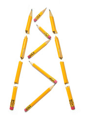 Broken Pencil Pieces
