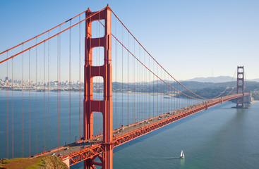 Golden Gate bridge taken from North side