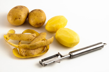 Kartoffeln schälen