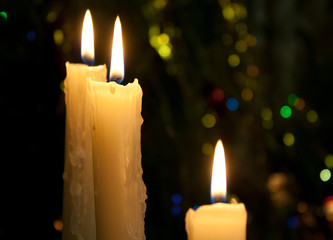 Three candles