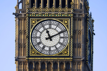 Fototapeta na wymiar Westminster clock face