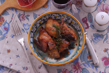 Faraona arrosto - Secondi di carne Emilia Romagna