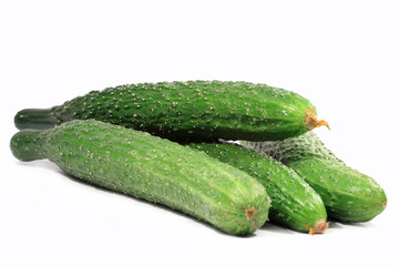 Cucumber isolated on white background
