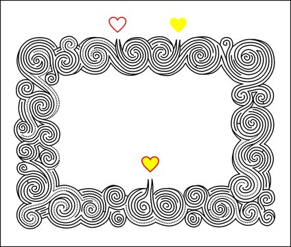 Wedding card + labirynth