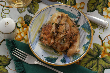 Cappone all olio - Secondi di carne